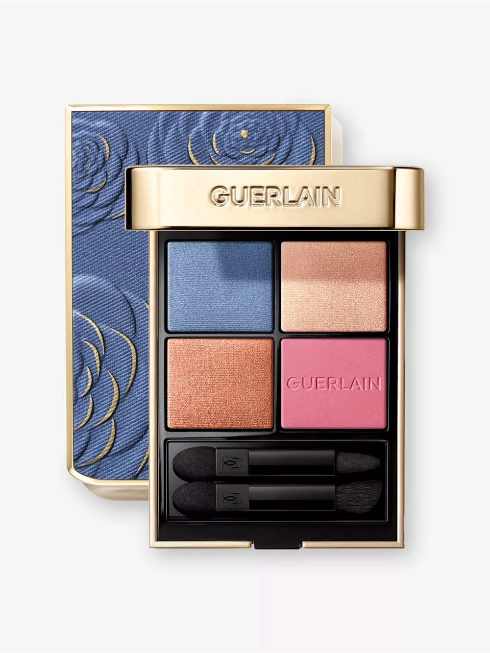 GUERLAIN limited edition Ombres G denim blossom eyeshadow set of 4